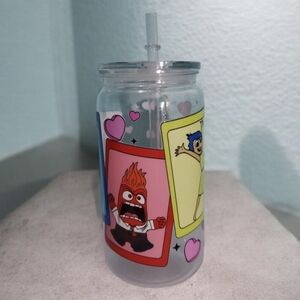 16 oz Inside Out Character Tumbler with Straw Made of BPA Free Durable Plastic